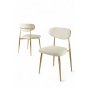 HANAH HOME Set stolica (6 komada) Vina Cream Gold - slika 2