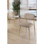 HANAH HOME Set stolica (6 komada) Vina Cappuccino Gold - slika 1