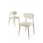 HANAH HOME Set stolica (6 komada) Vina Cream Chrome - slika 2