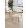 HANAH HOME Set stolica (6 komada) Vina Cream Chrome - slika 1