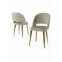 HANAH HOME Set stolica (6 komada) Pane Cream Gold - slika 2