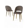 HANAH HOME Set stolica (6 komada) Pane Cappuccino Gold - slika 2