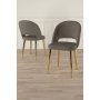 HANAH HOME Set stolica (6 komada) Pane Cappuccino Gold - slika 1