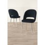 HANAH HOME Set stolica (6 komada) Pane Anthracite Chrome - slika 1