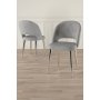 HANAH HOME Set stolica (6 komada) Pane Grey Chrome - slika 1
