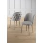 HANAH HOME Set stolica (6 komada) Axle Grey Chrome - slika 1