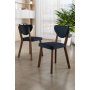 HANAH HOME Set stolica (6 komada) Arfe Anthracite Brown - slika 1