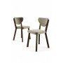 HANAH HOME Set stolica (6 komada) Arfe Cream Brown - slika 2
