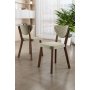 HANAH HOME Set stolica (6 komada) Arfe Cream Brown - slika 1