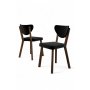 HANAH HOME Set stolica (6 komada) Arfe Black Brown - slika 2