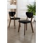 HANAH HOME Set stolica (6 komada) Arfe Black Brown - slika 1