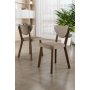 HANAH HOME Set stolica (6 komada) Arfe Cappuccino Brown - slika 1