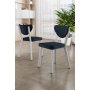 HANAH HOME Set stolica (6 komada) Arfe Anthracite White - slika 1