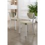 HANAH HOME Set stolica (6 komada) Arfe Cream White - slika 1