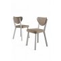 HANAH HOME Set stolica (6 komada) Arfe Cappuccino White - slika 2