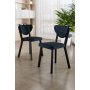 HANAH HOME Set stolica (6 komada) Arfe Anthracite Black - slika 1