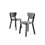 HANAH HOME Set stolica (6 komada) Arfe Grey Black - slika 2