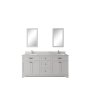 HANAH HOME Komplet nameštaja za kupatilo (3 komada) Yellowstone 72 White - slika 5