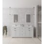 HANAH HOME Komplet nameštaja za kupatilo (3 komada) Yellowstone 72 White - slika 1