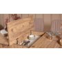 HANAH HOME Produžni set trpezarijskih stolova i stolica (5 komada) Vina Atlantic Stone - slika 3