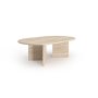 HANAH HOME Mermerni sto za kafu Bovino Travertine - slika 1