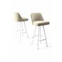 HANAH HOME Set barskih stolica (6 komada) Atex Cream White - slika 2