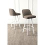 HANAH HOME Set barskih stolica (6 komada) Atex Cappuccino White - slika 1