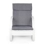ModernHome Stolica za ljuljanje white charo - slika 3