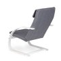 ModernHome Stolica za ljuljanje white charo - slika 4