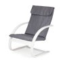 ModernHome Stolica za ljuljanje white charo - slika 1