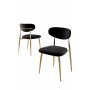 HANAH HOME Set stolica (4 komada) Vina Black Gold - slika 2