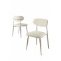 HANAH HOME Set stolica (4 komada) Vina Cream Chrome - slika 2