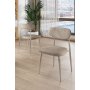 HANAH HOME Set stolica (4 komada) Vina Cappuccino Chrome - slika 1