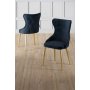 HANAH HOME Set stolica (4 komada) Alpa Anthracite Gold - slika 1