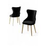 HANAH HOME Set stolica (4 komada) Alpa Black Gold - slika 2