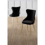 HANAH HOME Set stolica (4 komada) Alpa Black Gold - slika 1