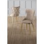 HANAH HOME Set stolica (4 komada) Alpa Cappuccino Gold - slika 1