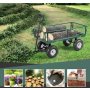 MultiGarden Transportna kolica za baçtu 200 kg sa bonim panelima koji se otvaraju, tokovi na naduvavanje - slika 4