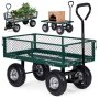 MultiGarden Transportna kolica za baçtu 200 kg sa bonim panelima koji se otvaraju, tokovi na naduvavanje - slika 1