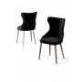 HANAH HOME Set stolica (4 komada) Alpa Black Chrome - slika 2