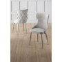 HANAH HOME Set stolica (4 komada) Alpa Grey Chrome - slika 1