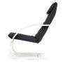 ModernHome Stolica za ljuljanje white/black - slika 3