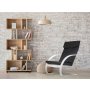 ModernHome Stolica za ljuljanje white/black - slika 4