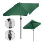 ModernHome Veliki pravugaoni suncobran Green - slika 4