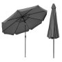 ModernHome Veliki suncobran 3.5M Gray - slika 4