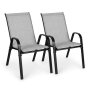 MultiGarden Set od 2 baštenske stolice light gray - slika 1