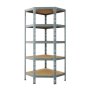ANEMOS Metalna ugaona polica 180x66x66x40 cm 5 nivoa 130100095 - slika 1