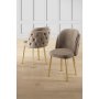 HANAH HOME Set stolica (4 komada) Axle Cappuccino Gold - slika 1