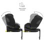 KINDERKRAFT Auto sedište I-FIX Endura Safe 61-150CM Black - slika 3