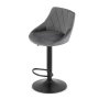 ModernHome ModernHome Barska stolica Kast grey velvet - slika 1